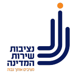 לוגו נציבות שירות המדינה עם הכיתוב: "מעצבים עתיד ביחד".
