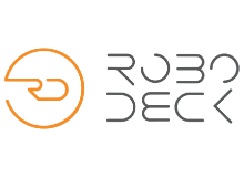 לוגו עם הכיתוב "ROBO DECK".